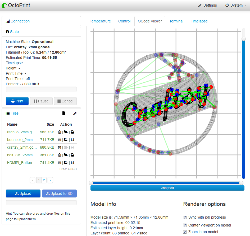 Setup OctoPi US Edition OctoPrint On A Raspberry Pi Mario Lurig